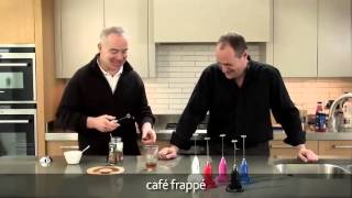 How to make a frappé coffee using an aerolatte milk frother [upl. by Eiliab617]