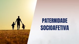 Paternidade socioafetiva [upl. by Sicnarf]