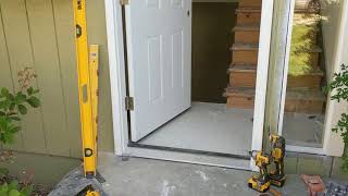 Jeld Wen Front Door Installation  Really crappy products and craftsmanship PART 1 [upl. by Victor102]