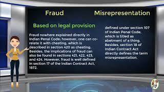 What is Difference Between Fraud amp Misrepresentation [upl. by Raynor]