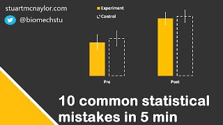 Ten Statistical Mistakes in 5 Min [upl. by Yks]