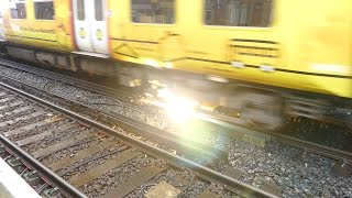 Merseyrail 507 009 making arcs at Birkdale station [upl. by Moseley198]