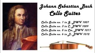 Johann Sebastian Bach  Cello suites in 432 Hz great for reading or studying [upl. by Baruch]