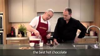 How to make a hot chocolate using an aerolatte milk frother [upl. by Bliss754]