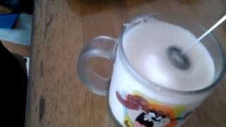 Aerolatte Review Frothing Cold Milk In Under 1 Minute [upl. by Olav623]